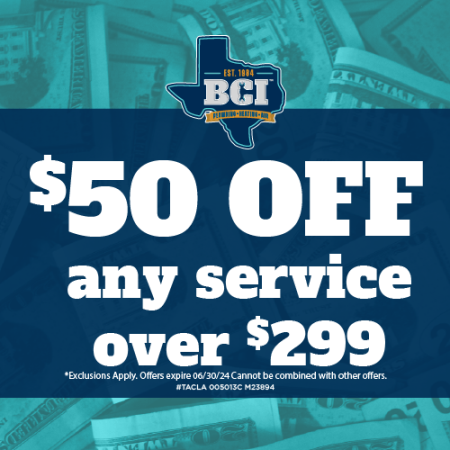 $50 off service over $299