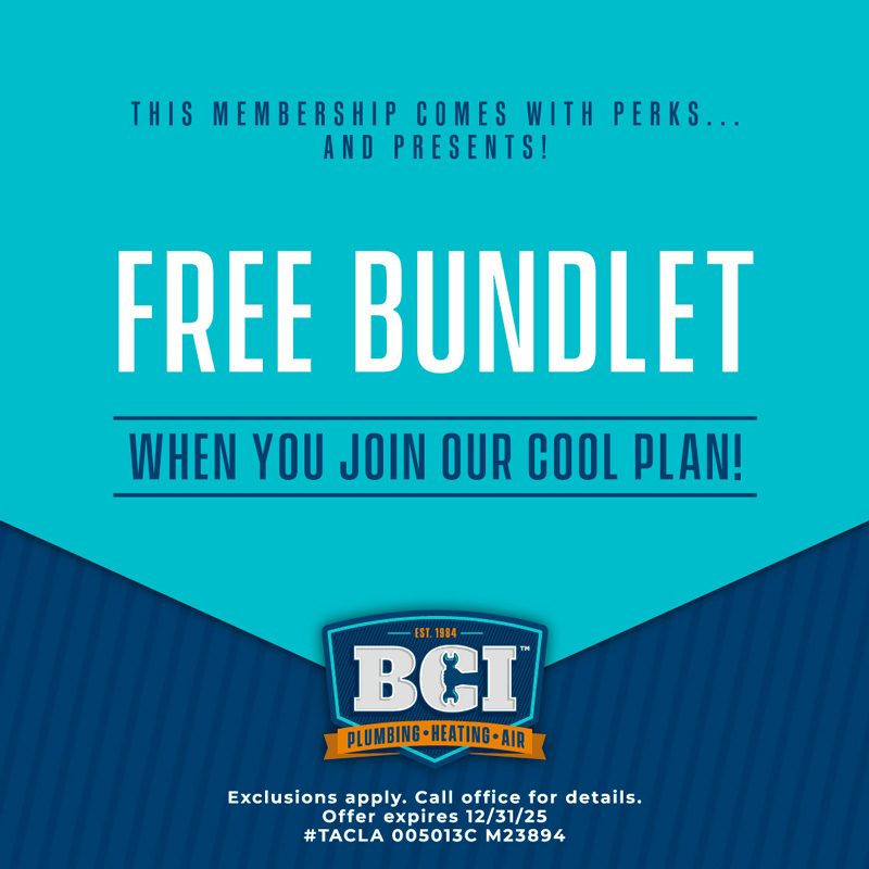 Free Bundlet - BCI Plumbing, Heating and AC Repair