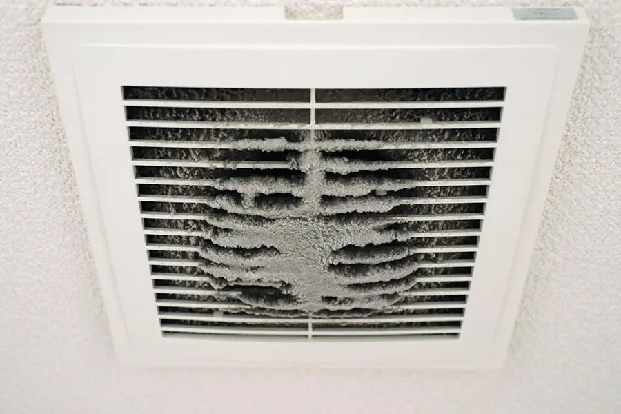 Air ducts requiring air duct cleaning service