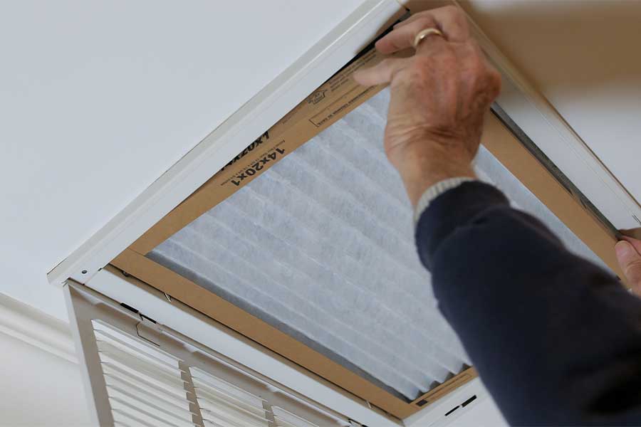 Ongoing air filter replacement